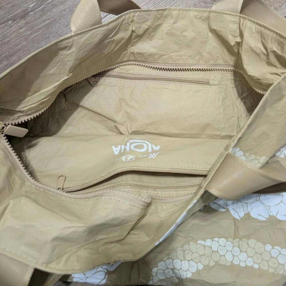 NWT New Aloha Collection May Day Ni'ihau Lei Day Tripper zipper bag purse tote - Picture 4 of 7